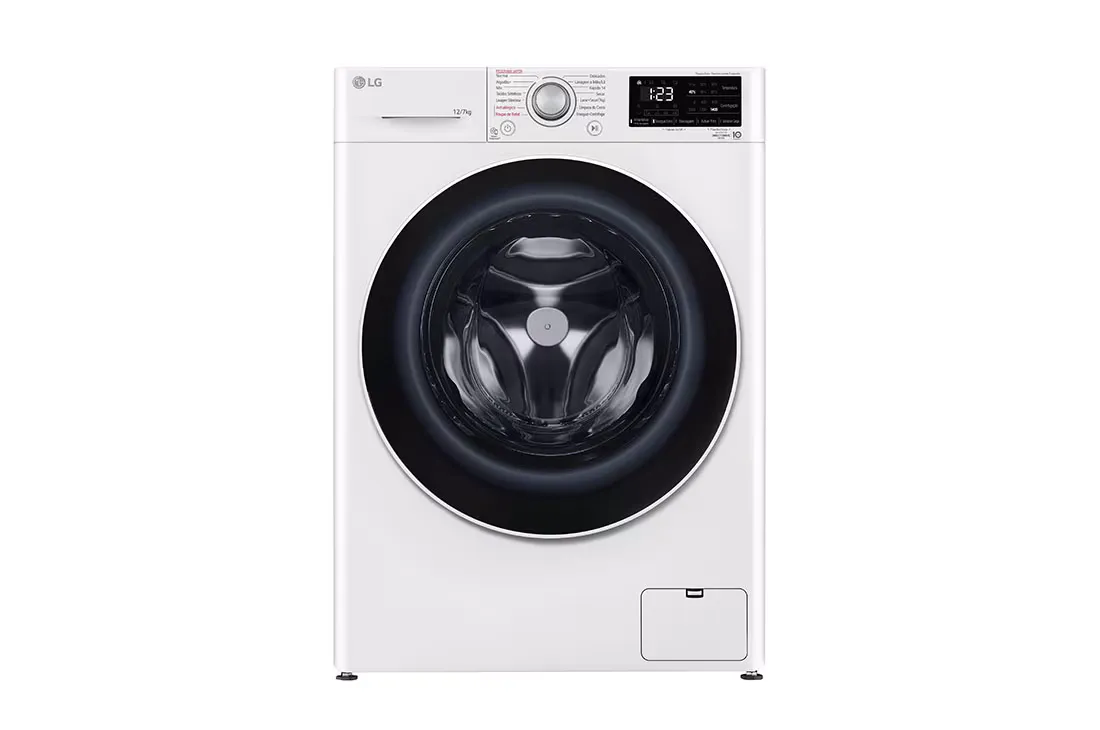 Lava E Seca Lg Vc5 12kg Branca Com Inteligncia Artificial Aidd (Cv3012wc5) - 127v